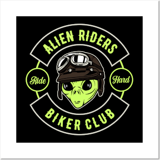 ALIEN RIDER CARTOON Posters and Art